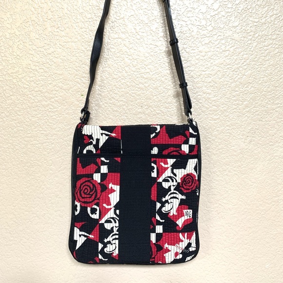 Vera Bradley Alice in Wonderland Painting the Roses Red crossbody purse bag tote - Picture 7 of 8